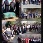 पूर्व दर्जा राज्यमंत्री पी सी गोरखा ग्रामीणों से संवाद कर