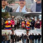 रोटरी क्लब नैनीताल के तत्वाधान में रोटरी ( पीस) शांति कार रैली नैनीताल पहुंचने पर हुआ स्वागत