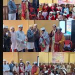 शाह चौधरी समाज होली समारोह में एक दूसरों को लगाया गुलाल और