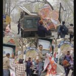 डीएम रयाल के आदेश पर नगर पालिका कर्मियों ने बिना अनुमति के लगी प्रचार सामग्री को माल रोड से हटाया