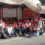 मंगोली में शराब की दुकानों के विरोध में ग्रामीणों का आंदोलन यथावत