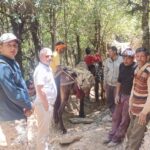 अग्नि सुरक्षा कार्यों का निरीक्षण कर ग्रामीणों को किया जागरूक