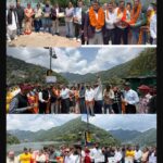 कांग्रेसी कार्यकर्ताओं और सेवानिवृत्ति सैनिकों ने