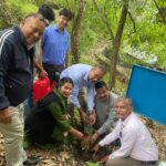 वनस्पति विज्ञान विभाग में ग्रीन मिशन के लिए पौधारोपण कार्यक्रम हुआ