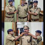 उप निरीक्षक प्रवीण कुमार एवं मोहम्मद यूनुस को निरीक्षक पद पर  पदोन्नति होने पर