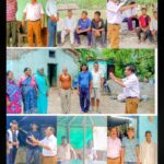 भाजपा नेता भुवन आर्य के समक्ष ग्रामीणों ने रखी सड़क और मोबाइल नेटवर्क की समस्या