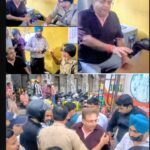 पेट्रोल टैंकर का चालान करने पर कोतवाल पर भड़के व्यापारी