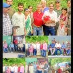 भाजपा नेता भुवन कोटाबाग ब्लाक के ग्रामसभा गोरिया देव में पहुचे हुआ भव्य स्वागत