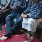 संतोष की माता के निधन घर पहुंच विधायक भगत ने जताया शोक