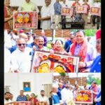 श्री मां नंदा देवी महोत्सव के उद्घाटन एवं पूजा में प्रतिभाग के लिए सीएम घामी और मंत्रियों को विधायक सरिता और मंदिर समिति के सदस्यों ने दिया निमंत्रण पत्र