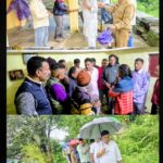 कैबिनेट मंत्री राम सिंह कैड़ा ने किया आपदा प्रभावित क्षेत्रों का स्थलीय निरीक्षण कर